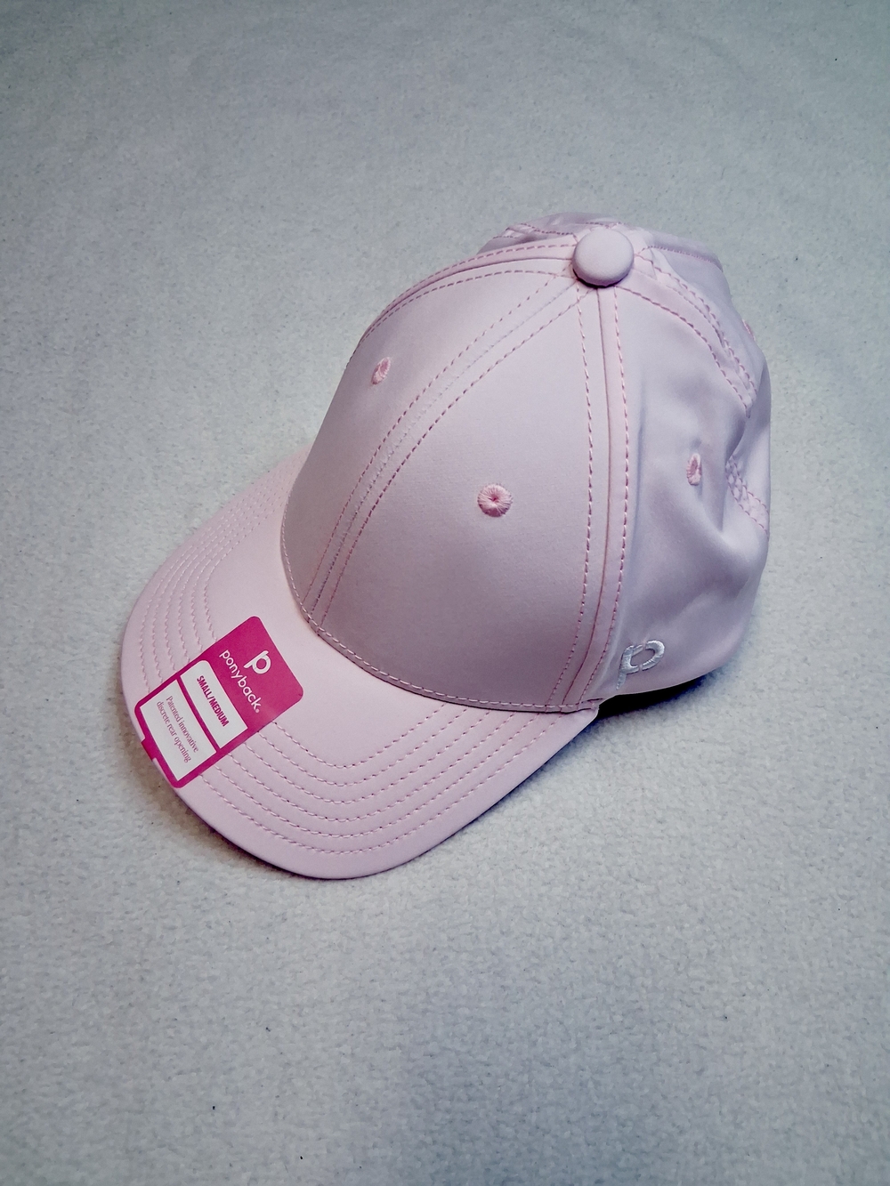 Ponyback Pastel Pink Women's Baseball Cap
